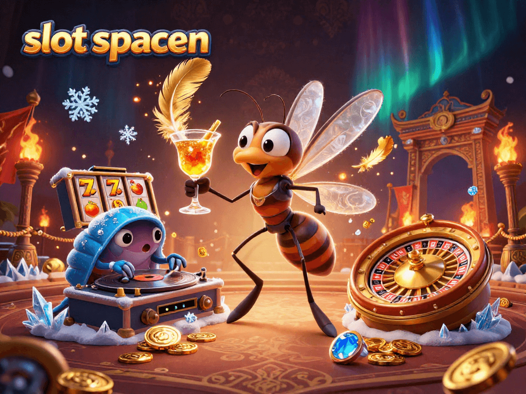 Experience thrilling gameplay in the slot spaceman, featuring a vibrant casino scene with stunning 3D characters and dynamic action.