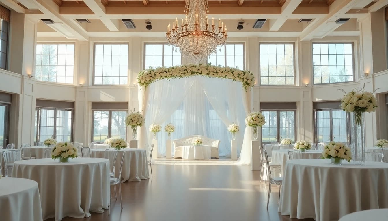 Transform your Wedding Event Space Jacksonville into a stunning venue with elegant decor and beautiful flowers.