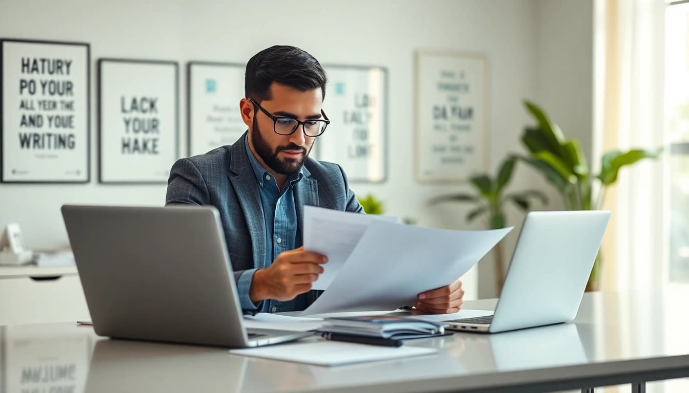 Enhance your skills in Proposal Writing and Management with a professional workspace setting.
