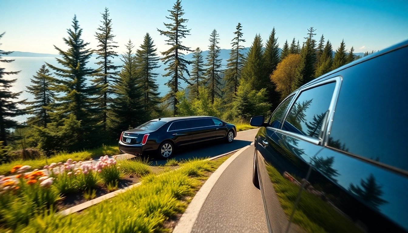 Experience the luxury of seattle to vancouver limo travel along a beautiful scenic highway.