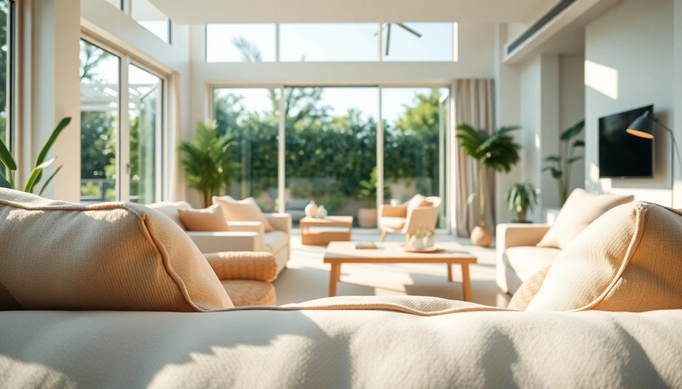 Creating a vision of Seamless Living in a serene, minimalist home space.