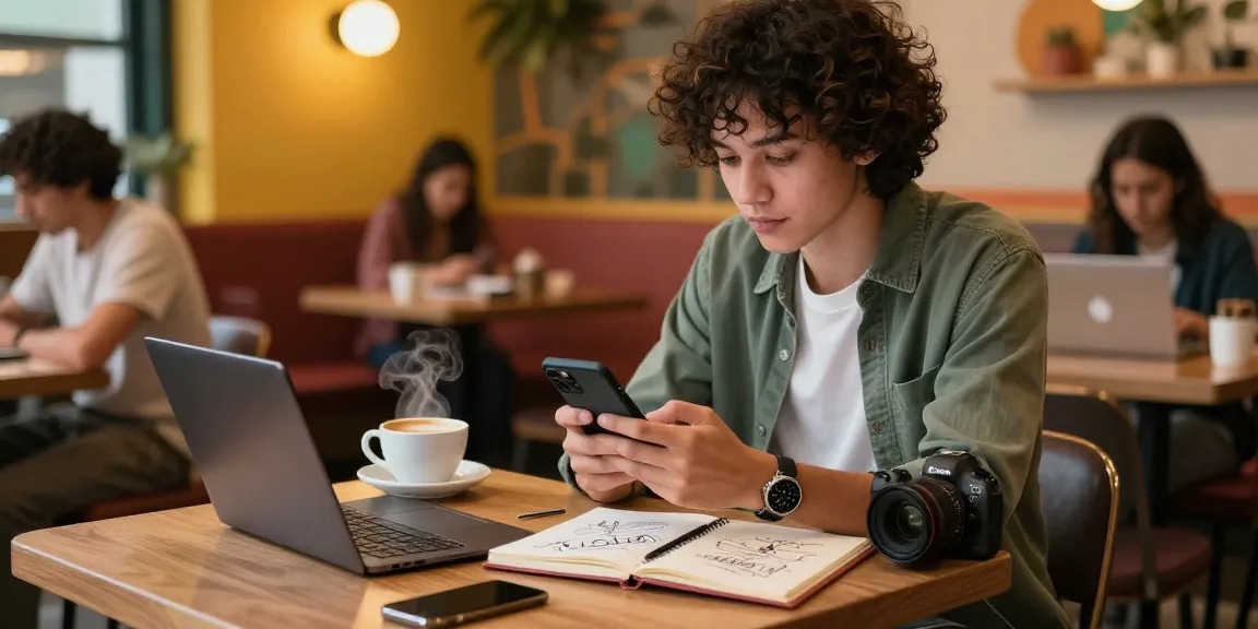 Discover how to crush on engaging digital interactions at a vibrant café.