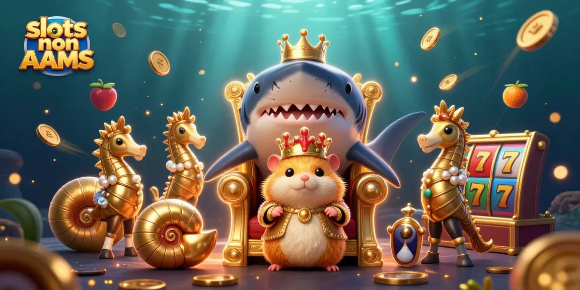 Gioca alle emozionanti slot non AAMS con un'immagine accattivante e divertente.