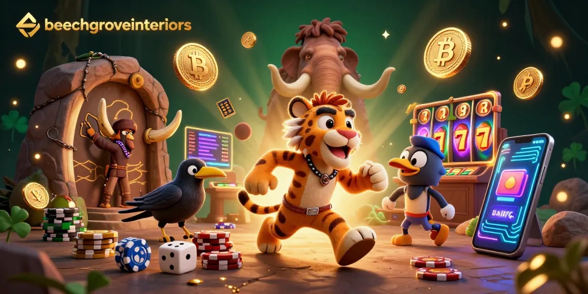 Engage in thrilling bets at beechgroveinteriors casino with vivid 3D characters and crypto elements.
