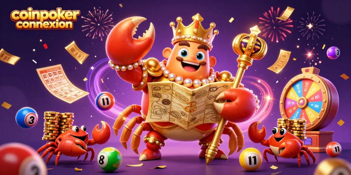 Découvrez les jeux de connexion CoinPoker avec une ambiance festive de casino en ligne.