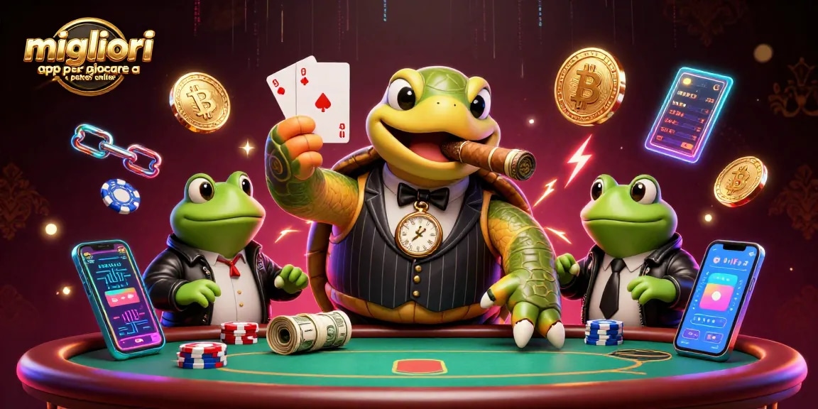 Scopri le migliori app per giocare a poker online con un tavolo ricco di eventi e personaggi accattivanti.