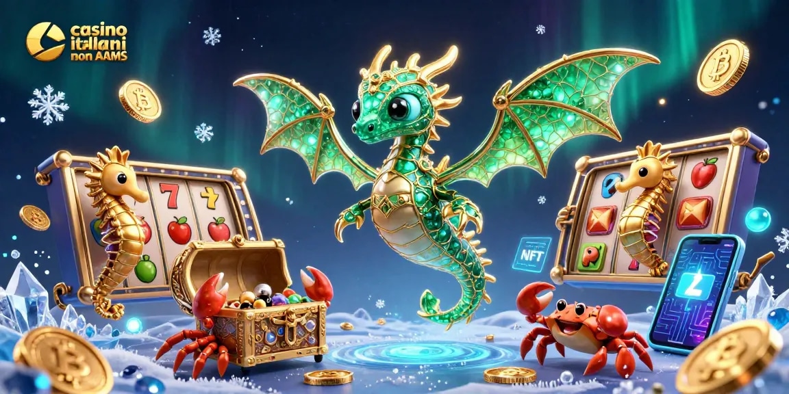 Cattura l'azione nei casino italiani non AAMS con emozionanti giri di slot, monete Bitcoin e premi scintillanti.