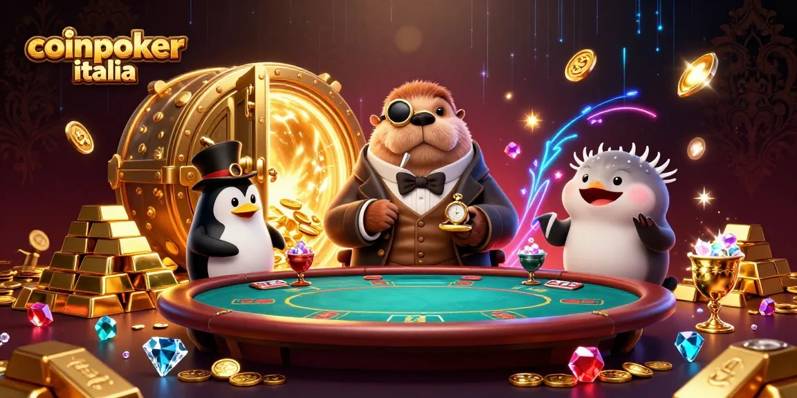 Gioca a CoinPoker Italia con strategie di bluff e vincite al tavolo di poker subacqueo.