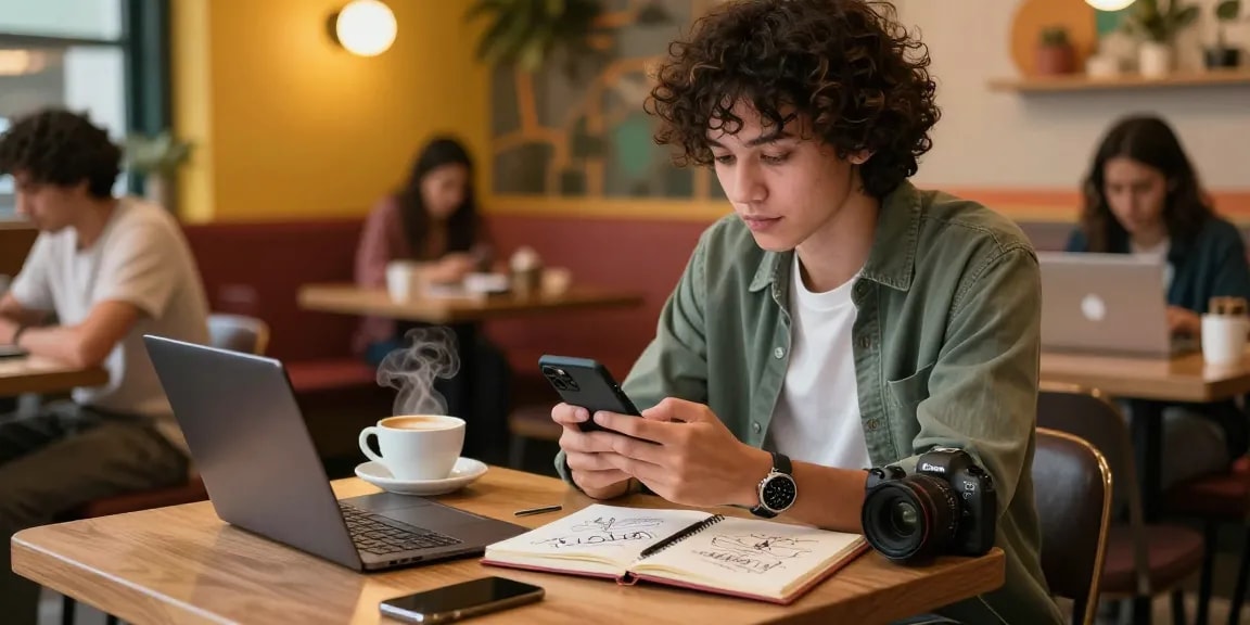Discover how to crush on engaging digital interactions at a vibrant café.