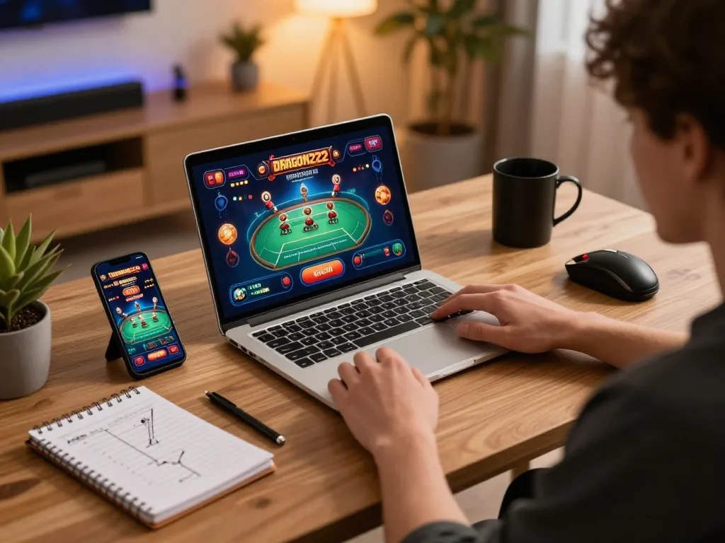 Engaging gameplay on DRAGON222's app showcasing thrilling slot options and user-friendly interface.