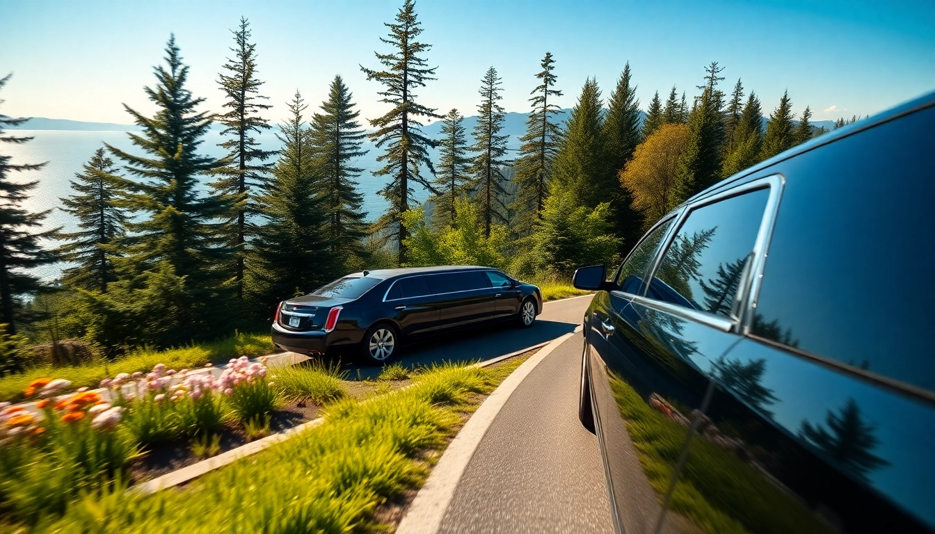 Experience the luxury of seattle to vancouver limo travel along a beautiful scenic highway.