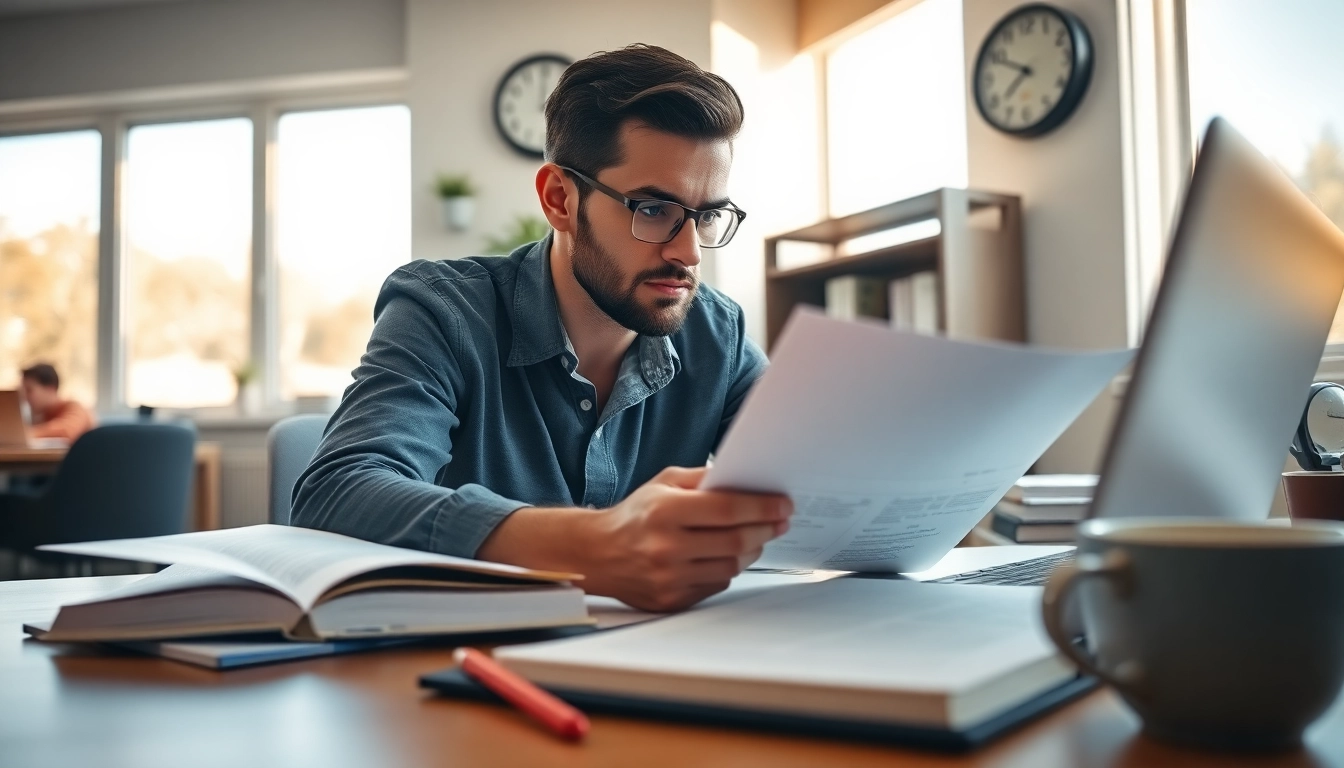 PMP exam support with a dedicated student studying for certification in a focused environment.