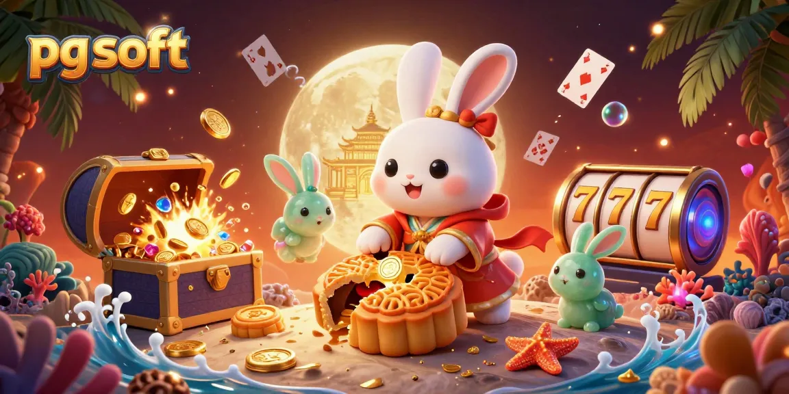 Engage in thrilling slot action with pg soft as the moon rabbit and jade companion reveal hidden treasures.
