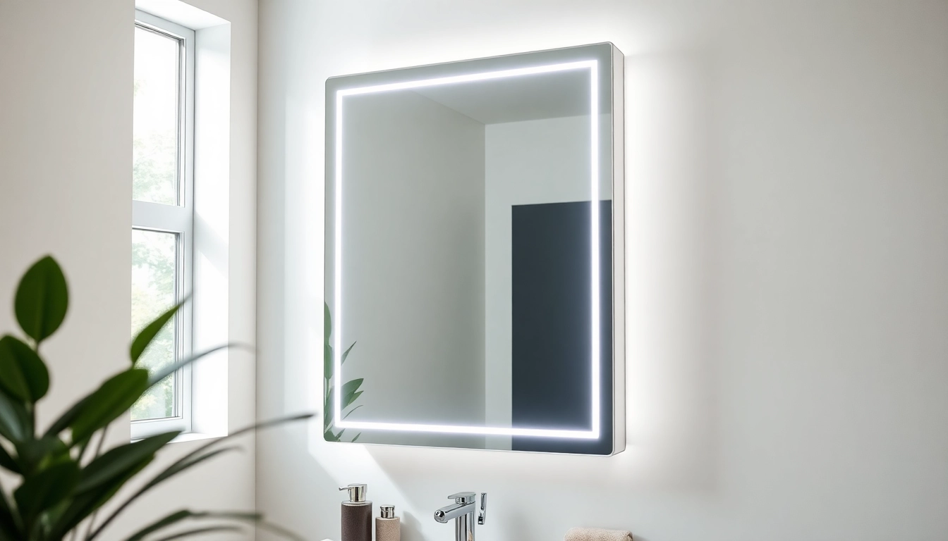 Illuminate your space with a modern led bathroom mirror Cabinet featuring sleek designs.