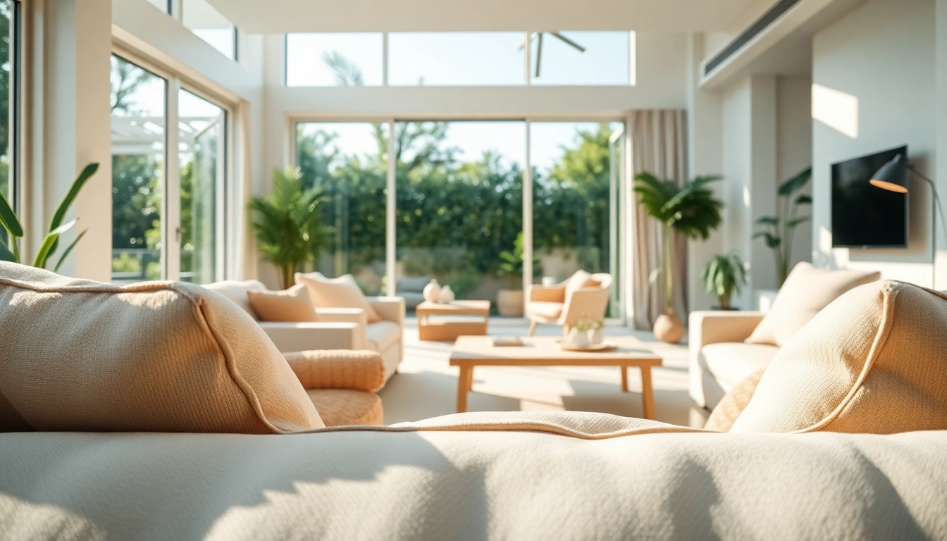 Creating a vision of Seamless Living in a serene, minimalist home space.