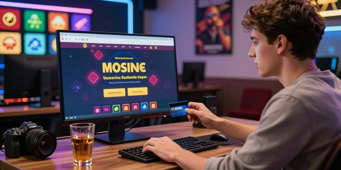 Player engaging with credit card casinos on https://ecpc.org.uk, capturing the thrill of online gaming.
