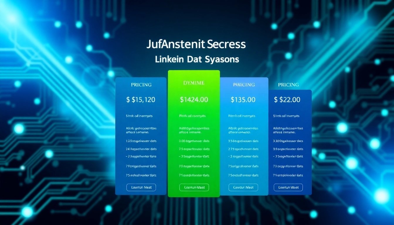 Compare various linkedin scraper pricing plans with a dynamic infographic showcasing features and prices.