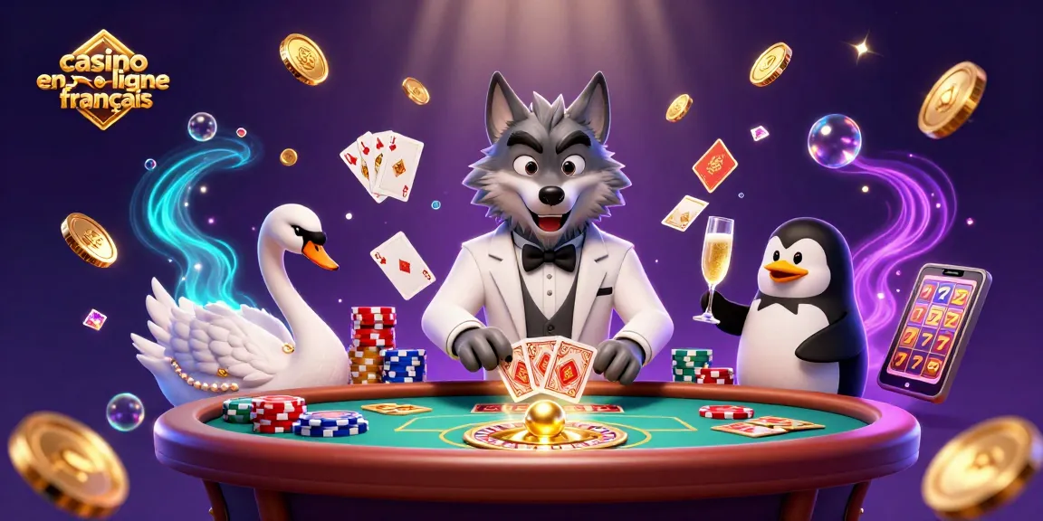 Profitez des jeux de casino en ligne français avec des personnages animés et des éléments dynamiques.