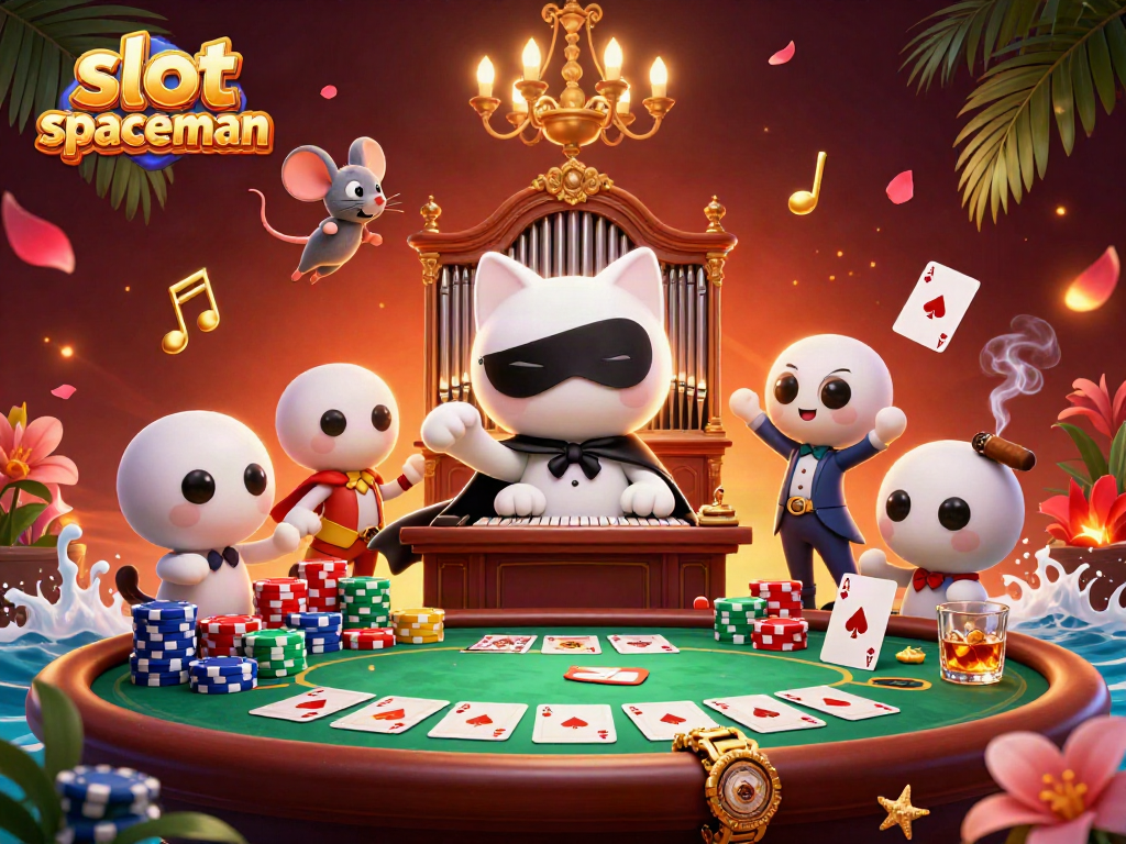 Experience the thrill of slot spaceman with captivating casino elements and vibrant graphics.
