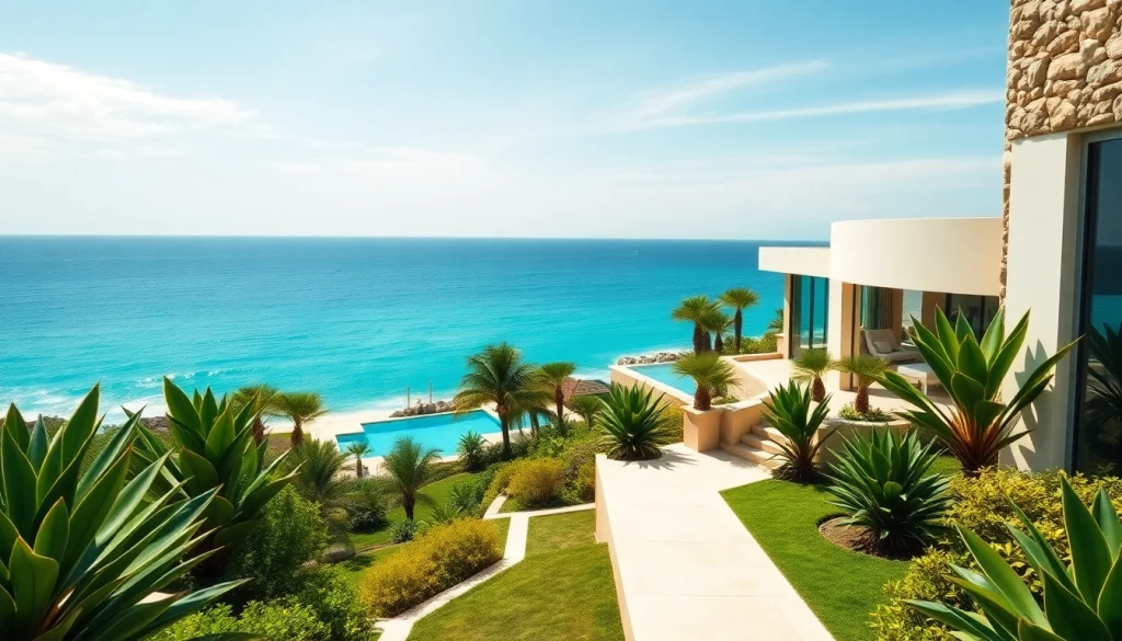 Experience luxury living with Cabo San Lucas real estate, showcasing a stunning oceanfront villa.