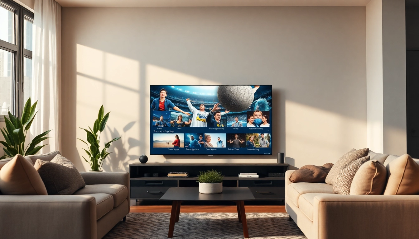 Watch shows on iron tv in a modern living room with inviting decor