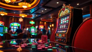 Experience the thrill of gg88 slot machines in a vibrant casino atmosphere.