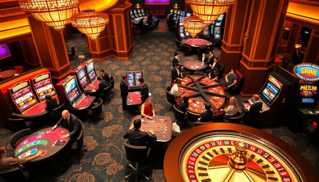 Trải nghiệm trò chơi cược cao tại CG79 với những người chơi chăm chú vào poker và các máy đánh bạc sống động.