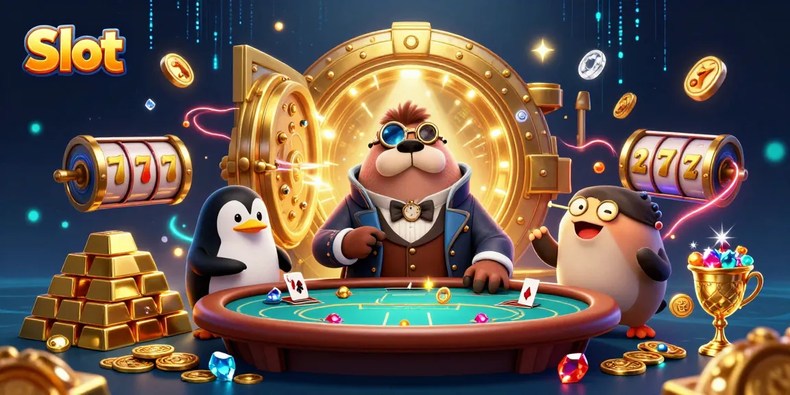 Spin the Slot reels in an enchanting underwater casino with a jolly walrus, penguin dealer, and pufferfish bluffing.
